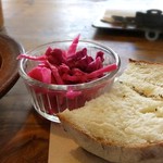 ブランチ - 存在感のある紫キャベツラペ。