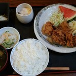 旬鮮楽家 彩季 - から揚げ定食