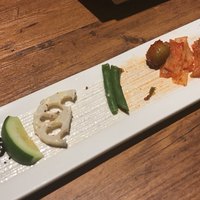 焼肉 うしみつ 恵比寿本店 - 季節野菜の前菜盛り合わせ
