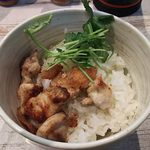 中華そば 四つ葉 - はちきん地鶏の塩焼き丼 380円