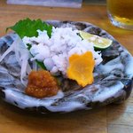 呑んごろ - 鱧の湯引き、梅肉和え