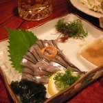 焼鳥の西屋 - きびなご刺