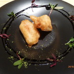 スタジオーネ フルッティフィカーレ - スペシャリテ（白桃と穴子のフリット）