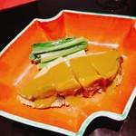 GINZA JOTAKI - 2018.7.  78°Cで4時間真空調理した天然黒鮑~風味豊かな肝バター~