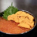 大磯 - 2色丼ウニ、イクラ