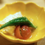 立場割烹 SSAW - 文月の贅沢御膳 1000円 の夏野菜の冷やし煮物