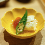 立場割烹 SSAW - 文月の贅沢御膳 1000円 の夏野菜の冷やし煮物