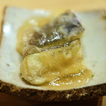 立場割烹 SSAW - 文月の贅沢御膳 1000円 の茄子の天ぷら