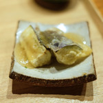 立場割烹 SSAW - 文月の贅沢御膳 1000円 の茄子の天ぷら