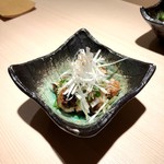 焼鳥 おみ乃 - 皮ポン酢あえ