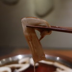 日本料理 幸庵 - 松茸のしゃぶしゃぶリフトアップ