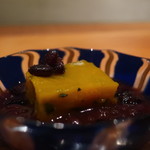 日本料理 幸庵 - 栗マロンかぼちゃの羊羮 ぜんざい仕立てアップ