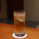 日本料理 幸庵 - 日本酒梅酒のソーダ割り