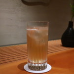 日本料理 幸庵 - すっぱい梅酒のソーダ割り