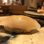 鮓 きずな - 明石 かわはぎ 肝挟み