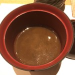 鮓 きずな - 三重県あおさ海苔とあらの赤出汁