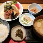 日本橋 うお･希 - 鮟鱇唐揚げ定食