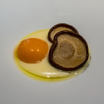 原木椎茸と馬鈴薯ソース