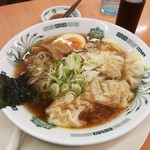 日高屋 - ワンタン麺 610円