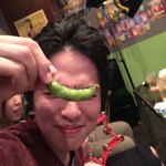 鮓 きずな - 久々の枝豆モザイク(お店の内容とは関係ありません)