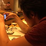 鮓 きずな - 食べロガーな撮影風景