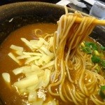 重信うどん - カレーラーメンの麺、旨ぁ～い