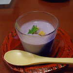 そば台所・田 - 紫芋の冷製スープ