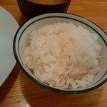 とんかつ 武蔵 - ご飯