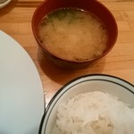 とんかつ 武蔵 - 味噌汁