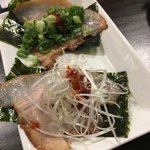 呼び戻しとんこつ 光四郎 - おつまみチャーシュー