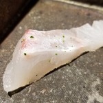 馳走 啐啄一十  - ⑨チダイ (山口県柳井産・3日寝かせ)
      産卵期は秋、旬は晩春～夏
      柔らかくはっきりした甘み、脂のりの状態が素晴らしい
      今回は真鯛よりもチダイの印象が勝りました