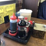 長浜ラーメン力 - 卓上