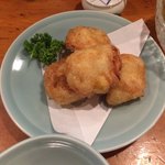 郷土料理 こふじ - 百合根の天ぷら、、だったはず。
            500円くらい、、じゃなかったかな。たぶん。