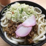 ぷらっとぴっと 7・8番ホーム - かしわうどん 