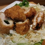 ダイニング桜 - 主菜のカツです
