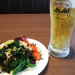 フォルクス - サラダ＆生ビール