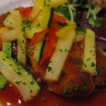 ビストロ アオキ - クロダイの焦がし醤油クリームソース