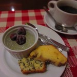 ビストロ アオキ - デザート盛り合わせとコーヒー