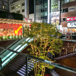 伊勢角屋麦酒 - お店は、このエスカレーターを下りて、スグ右側