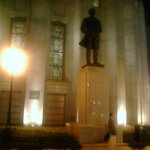 ポンテ ベッキオ - 大証前の五代友厚像と私