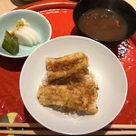 てんぷら 深町 - 穴子 天丼で