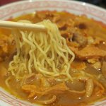 新来軒 - 普通の麺です