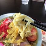 佐平治食堂 - 麺アップ
