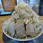 麺屋十郎兵衛 - 煮干十郎（汁なし・全部増し・アップ）