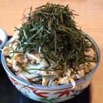 福徳屋 - 2018.8.3  肉つけガーリック蕎麦・3人前☆ 肉増し