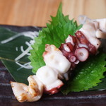 Octopus skewer Nemuro salt/sauce