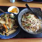 中華料理 福家 - 料理写真:台湾ラーメン＋中華飯