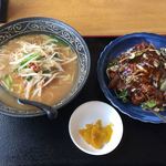 中華料理 福家 - 台湾味噌ラーメン＋回鍋飯