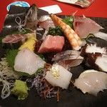 五人百姓 - 刺身いろいろ盛り 1,680円