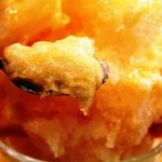 フルーツパーラー 弘法屋 - かき氷（桃）850円